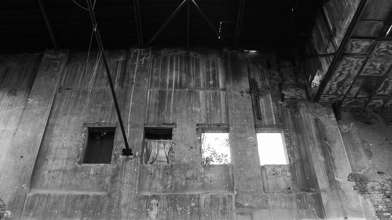 abandoned place window light free photo