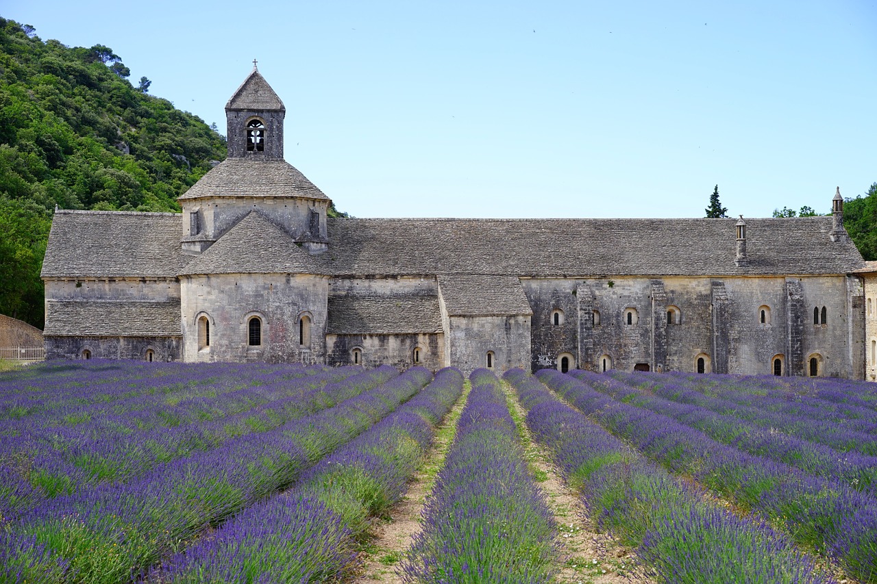 abbaye de sénanque monastery abbey free photo