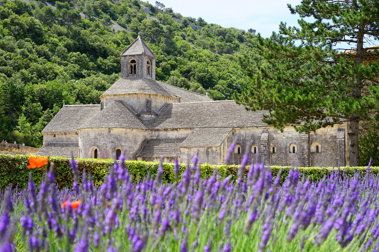 abbaye de sénanque monastery abbey free photo