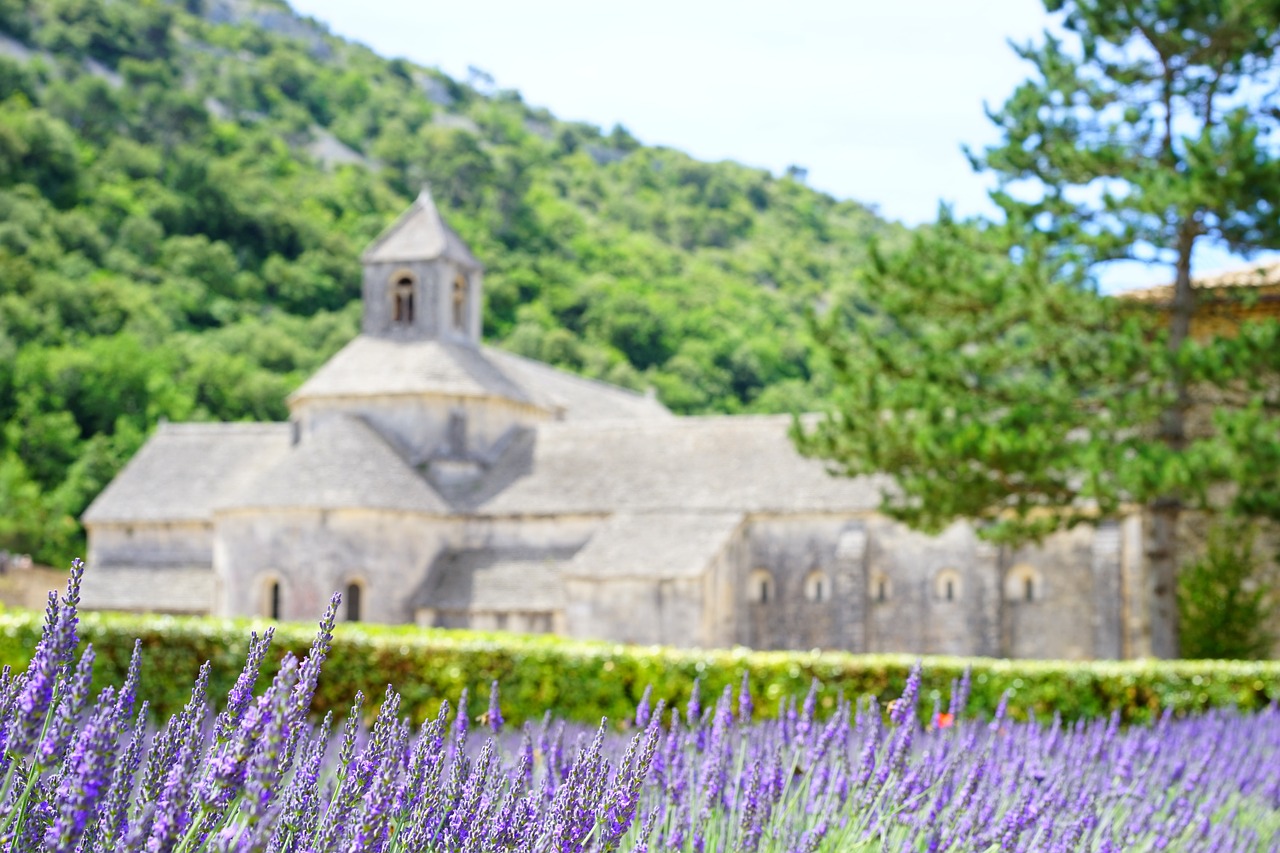 abbaye de sénanque monastery abbey free photo