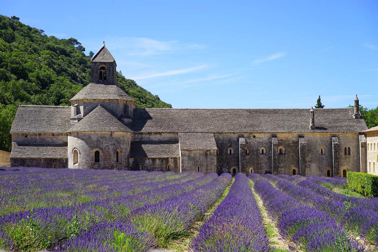 abbaye de sénanque monastery abbey free photo