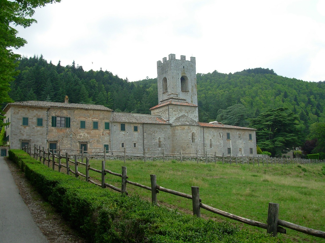 abbey nature monastery free photo