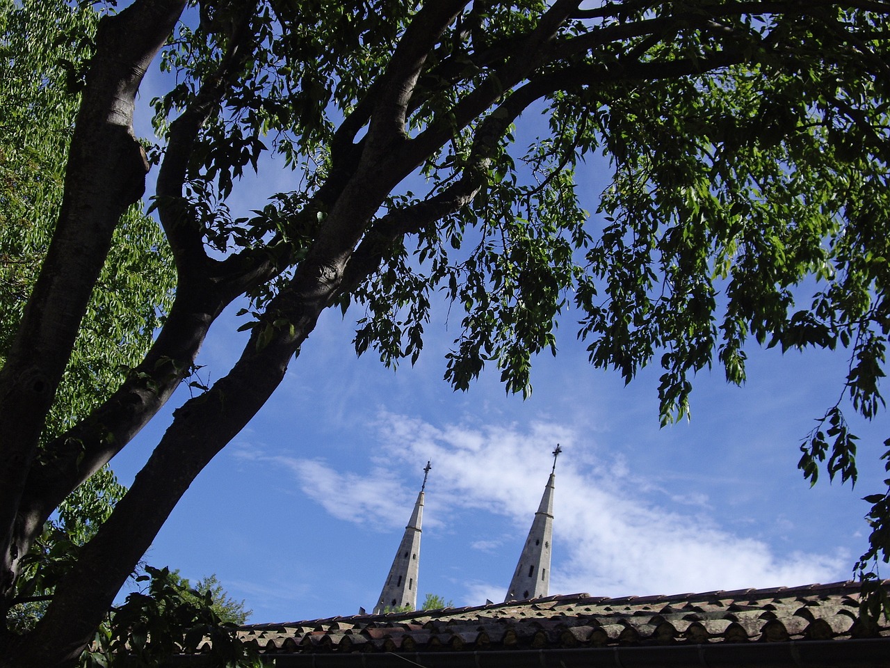 abbey sky roof free photo