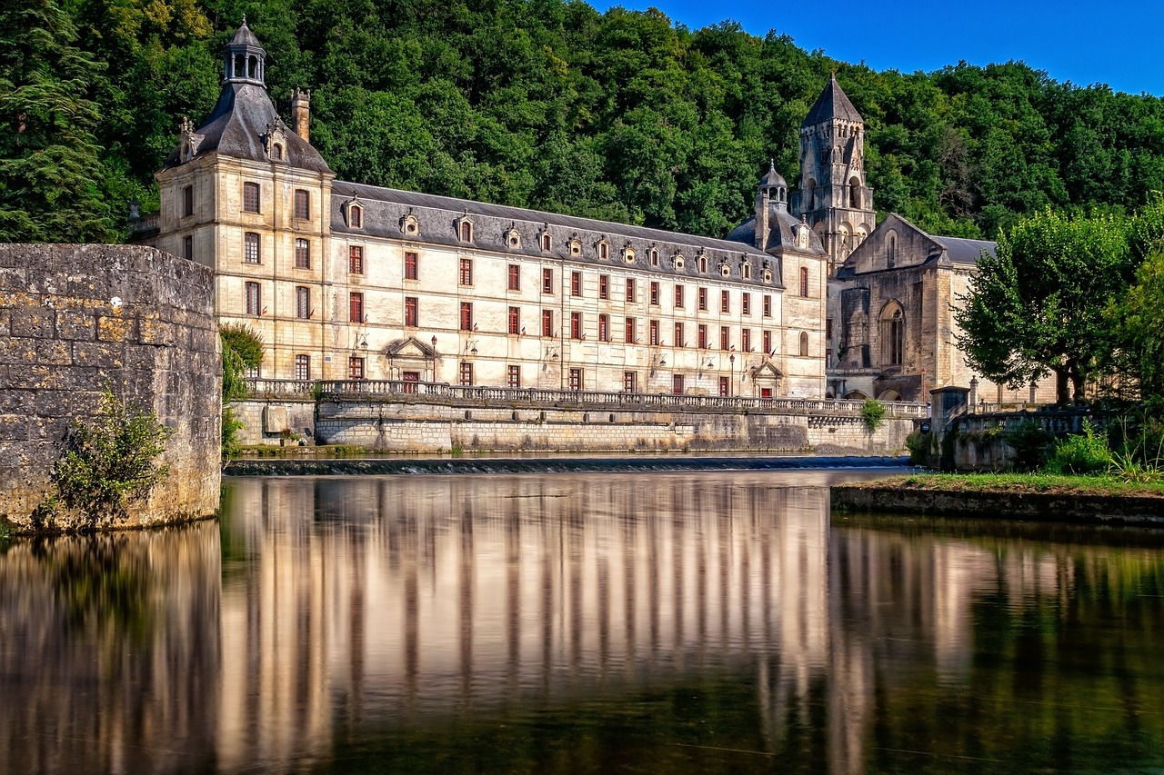 abbey  monastery  france free photo