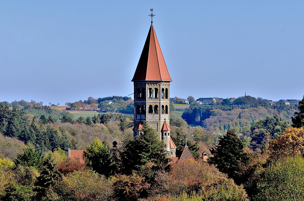 abbey  luxembourg  clervaux free photo