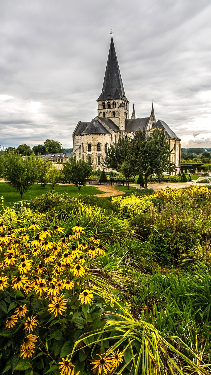 abbey boscherville heritage france free photo