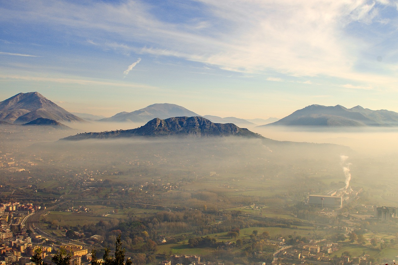 abbey montecassino montecassino fog free photo