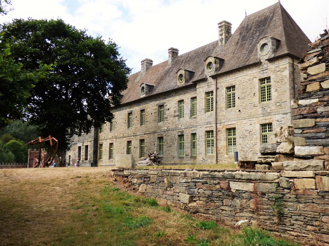 abbey of good-rest côtes d'armor brittany free photo