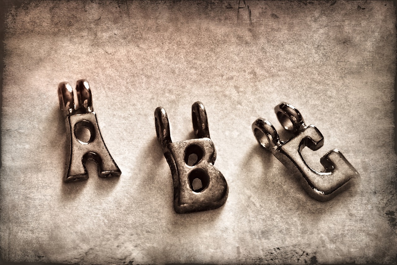 abc letters alphabet free photo