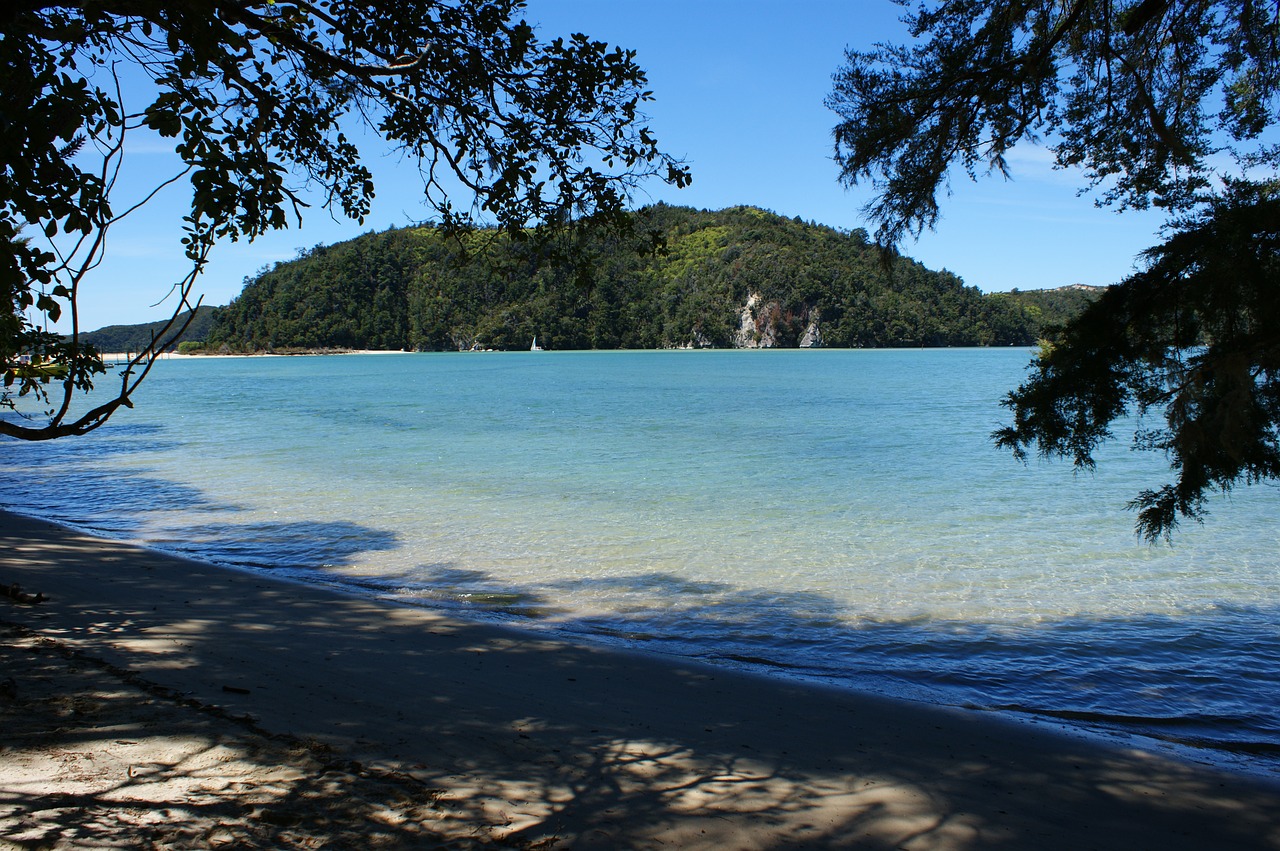 abel tasman national park beach free photo