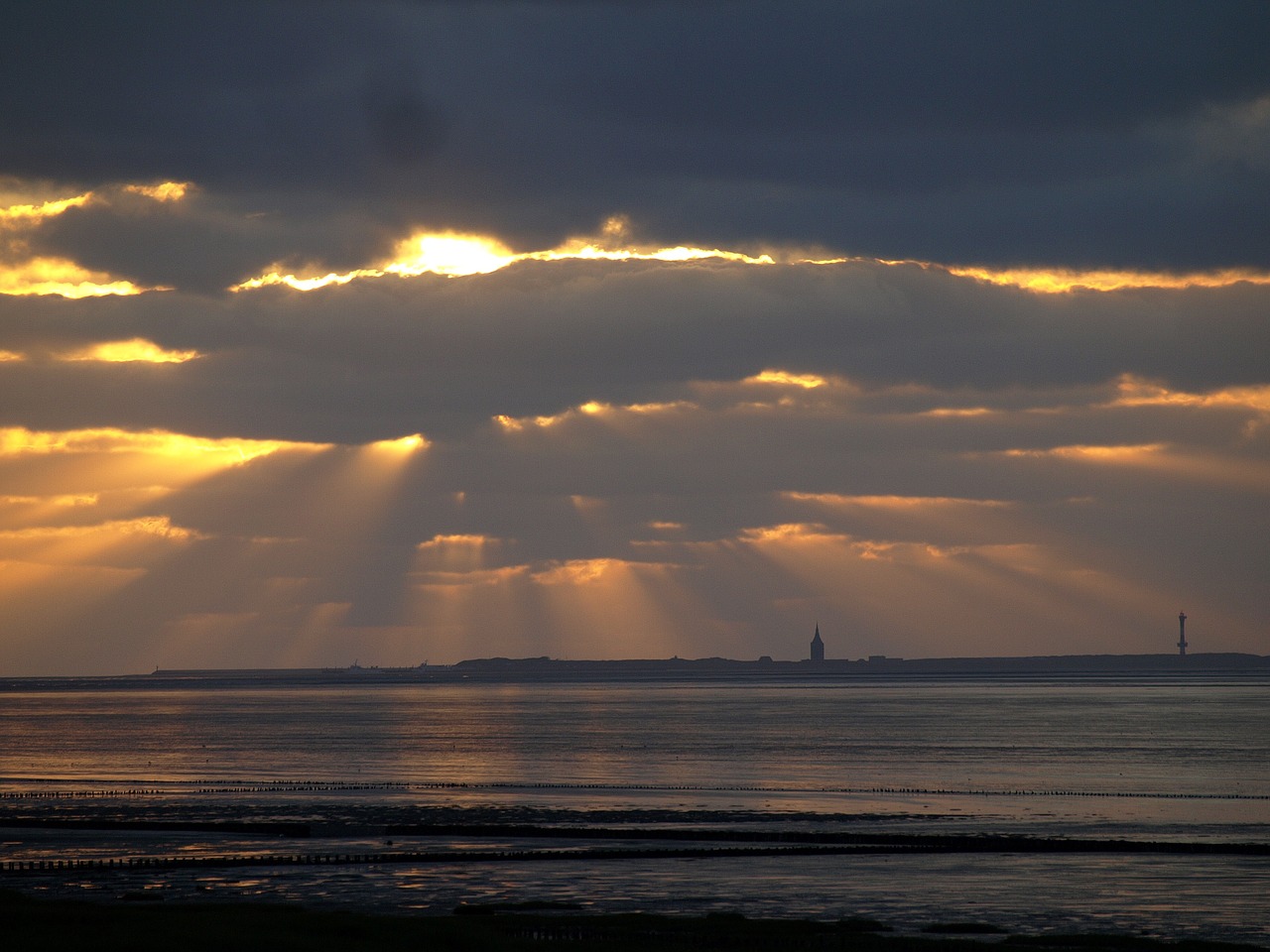 abendstimmung clouds sea free photo