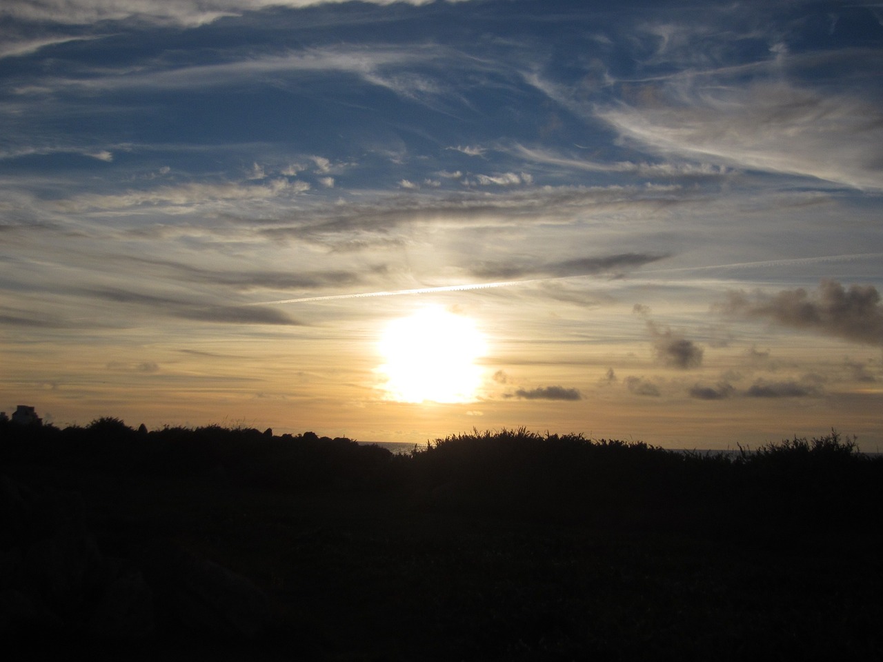 abendstimmung sunset clouds free photo