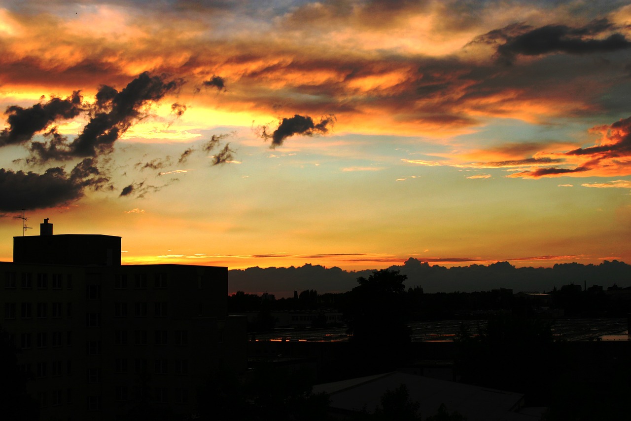 abendstimmung sky sunset free photo