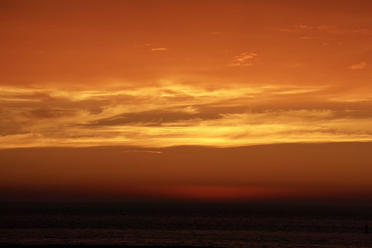 abendstimmung afterglow evening sky free photo