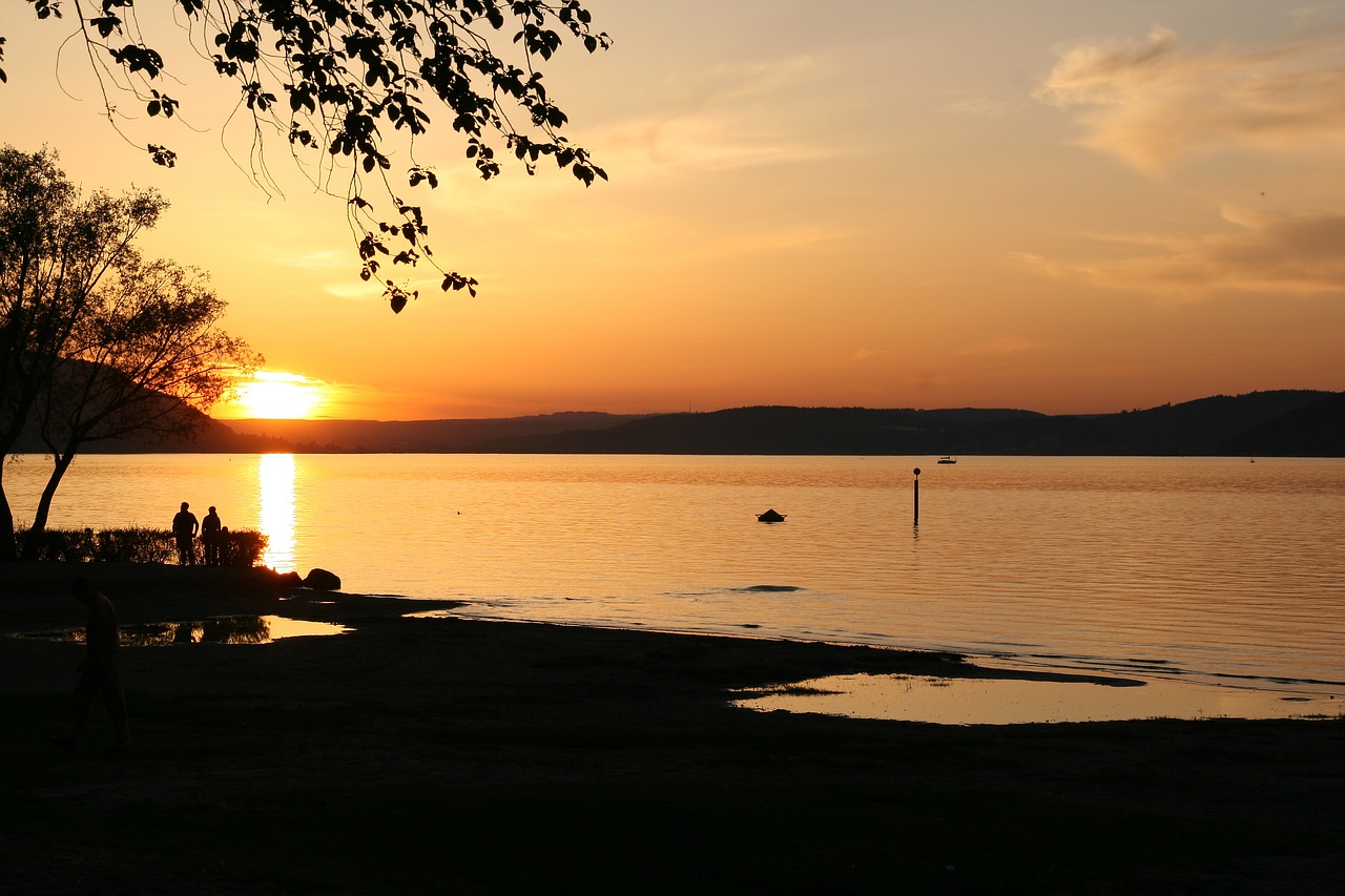 abendstimmung water so free photo