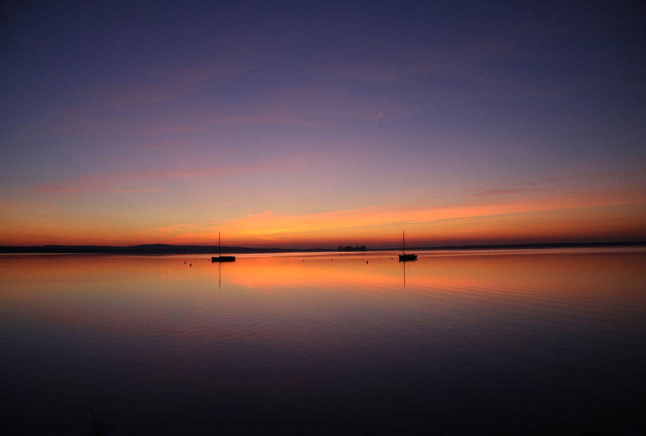 abendstimmung  sunset  sunset sea free photo