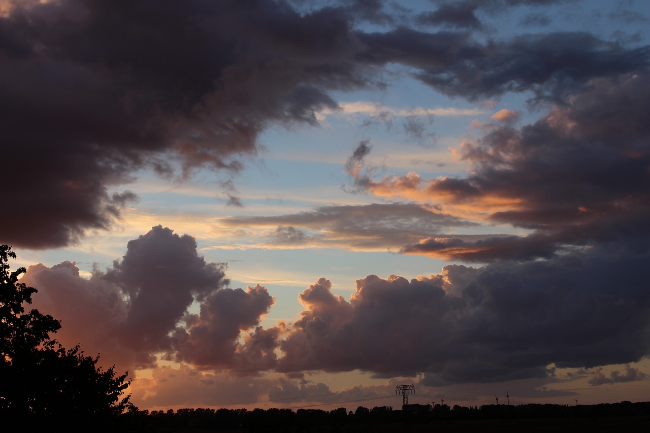 abendstimmung  landscape  evening free photo