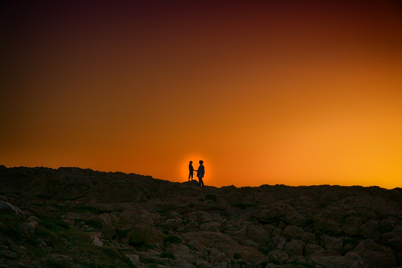 abendstimmung  sunset  nature free photo