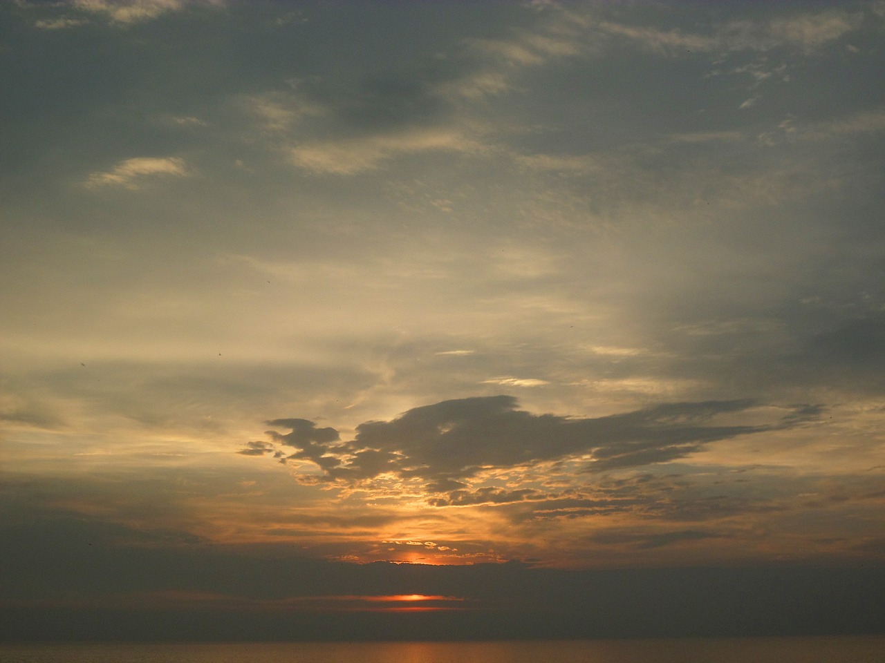 abendstimmung sunset clouds free photo