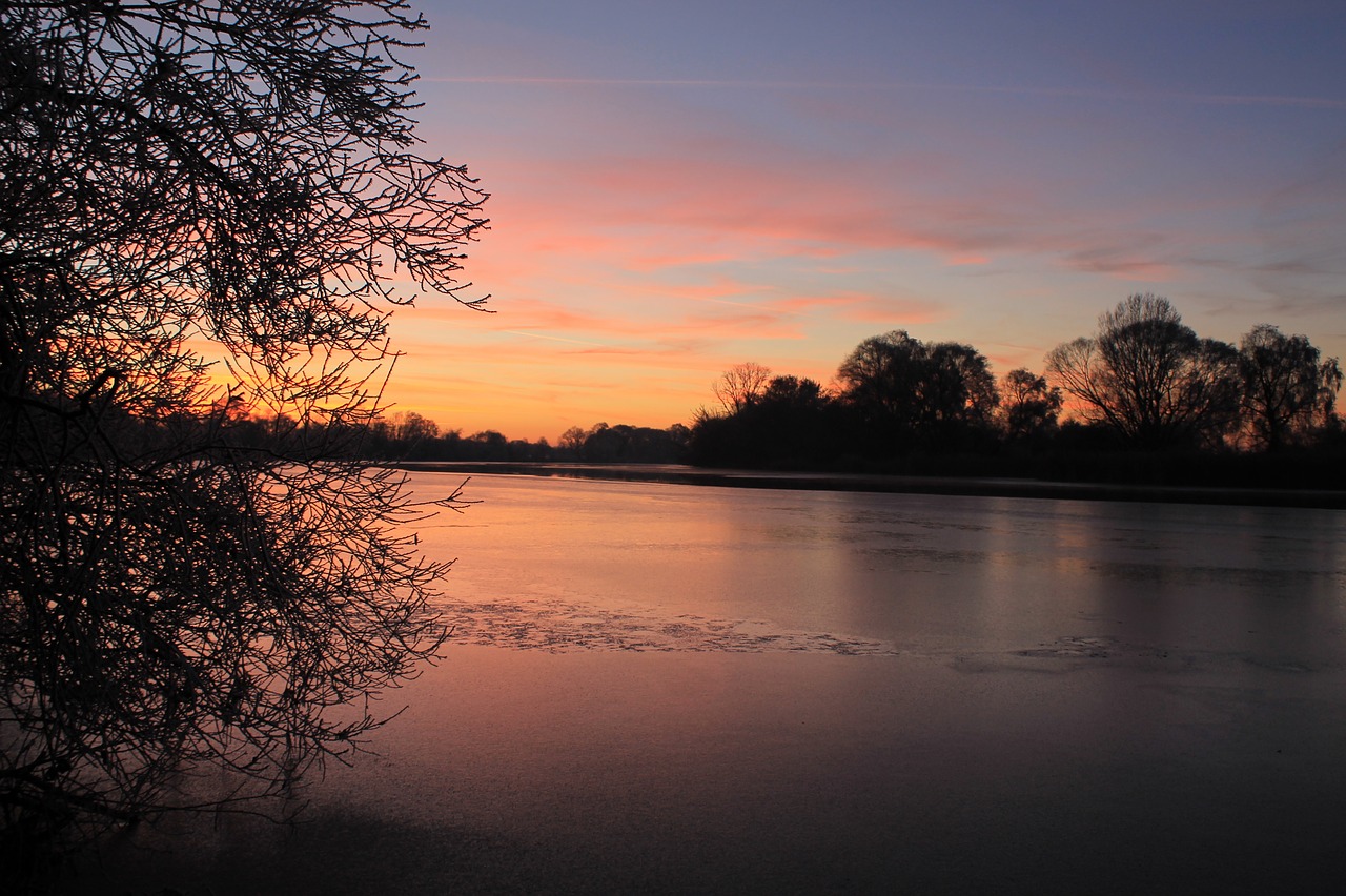 abendstimmung  sunset  afterglow free photo