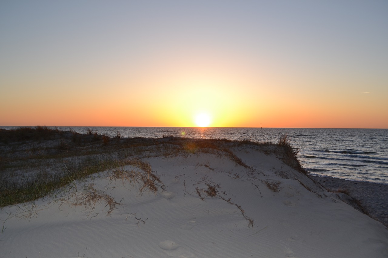 abendstimmung  sunset  sea free photo