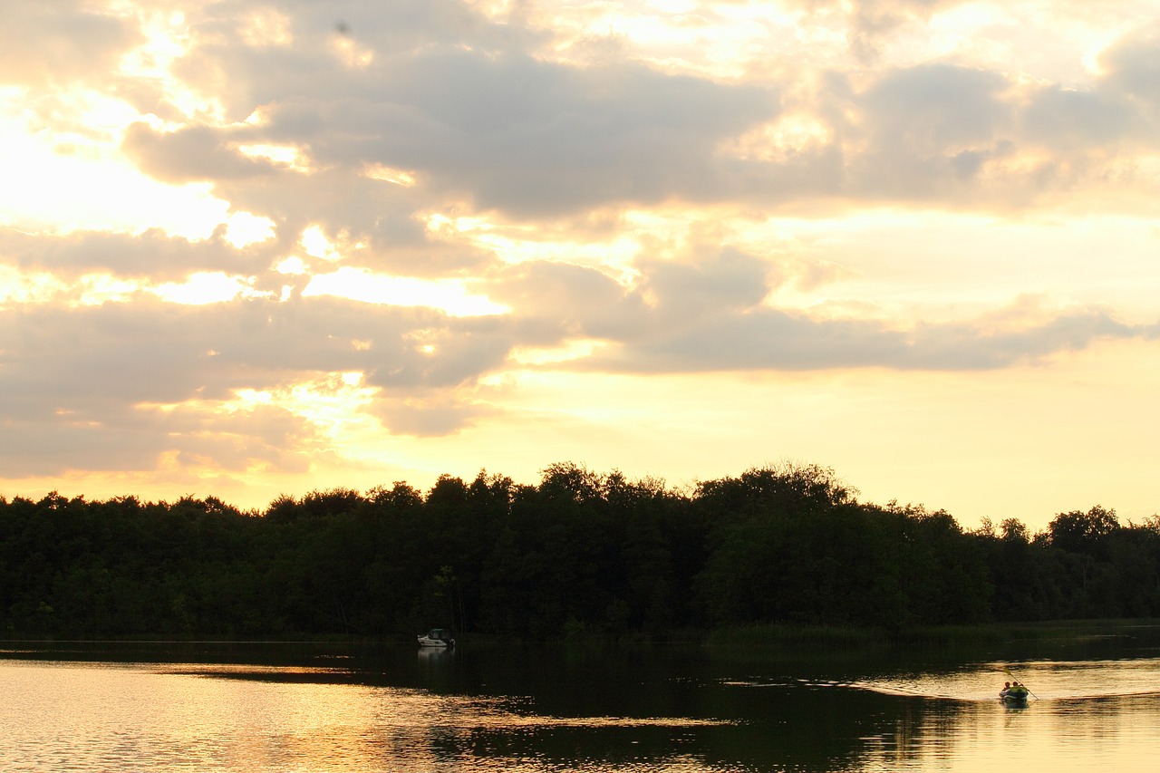 abendstimmung havel water free photo