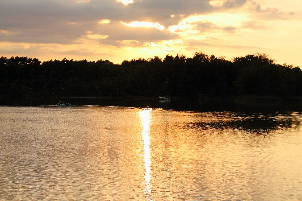 abendstimmung havel water free photo