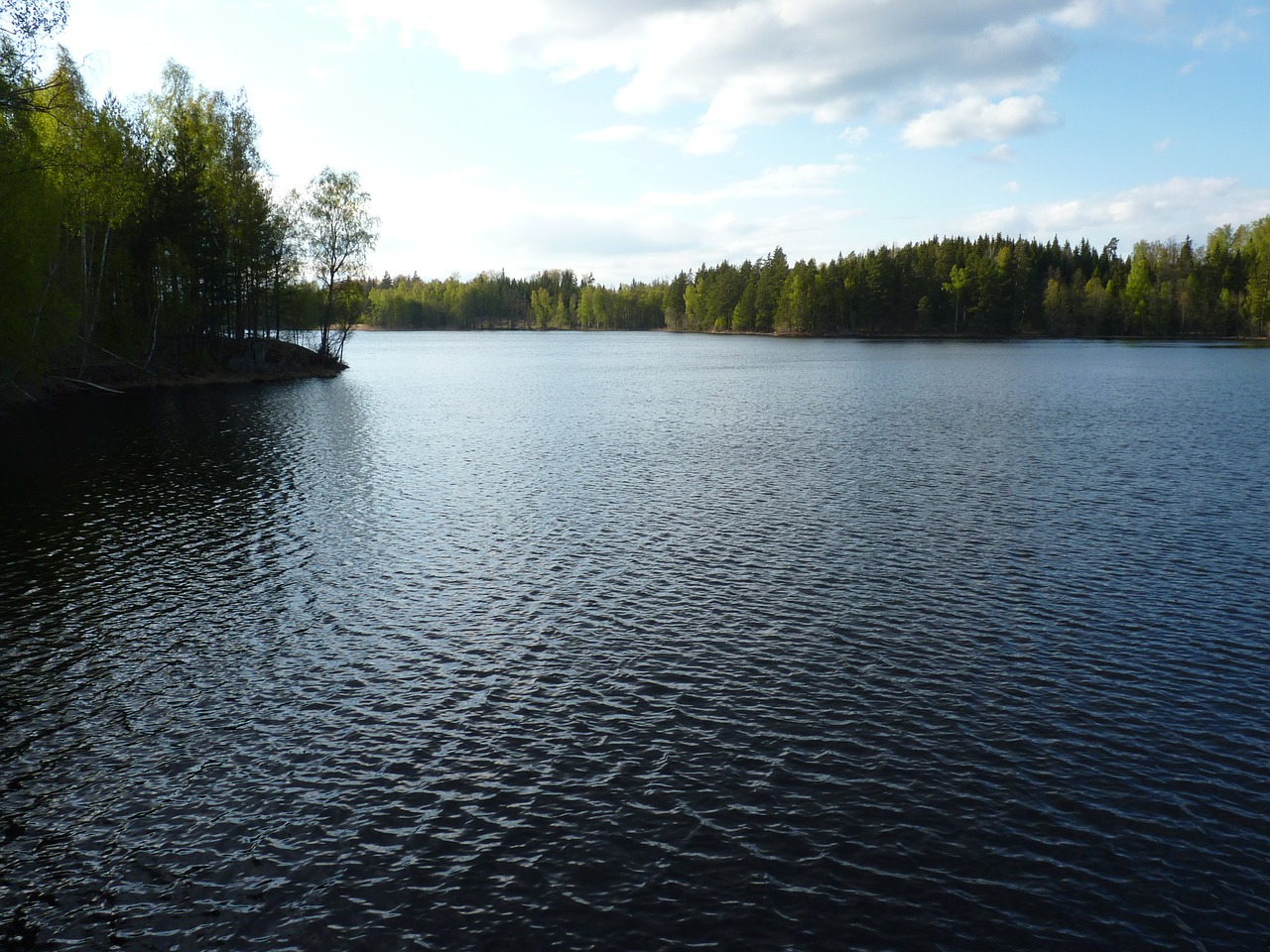 abendstimmung lake nature free photo