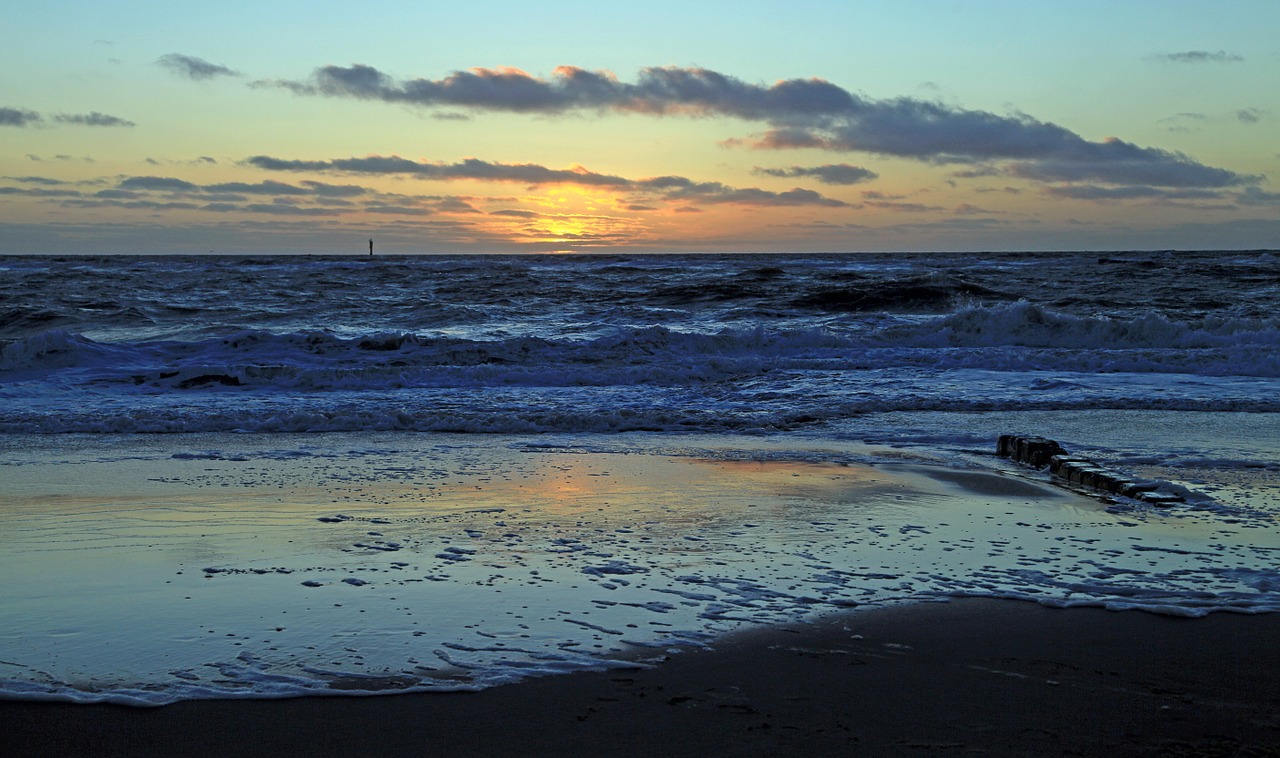 abendstimmung sunset sea free photo