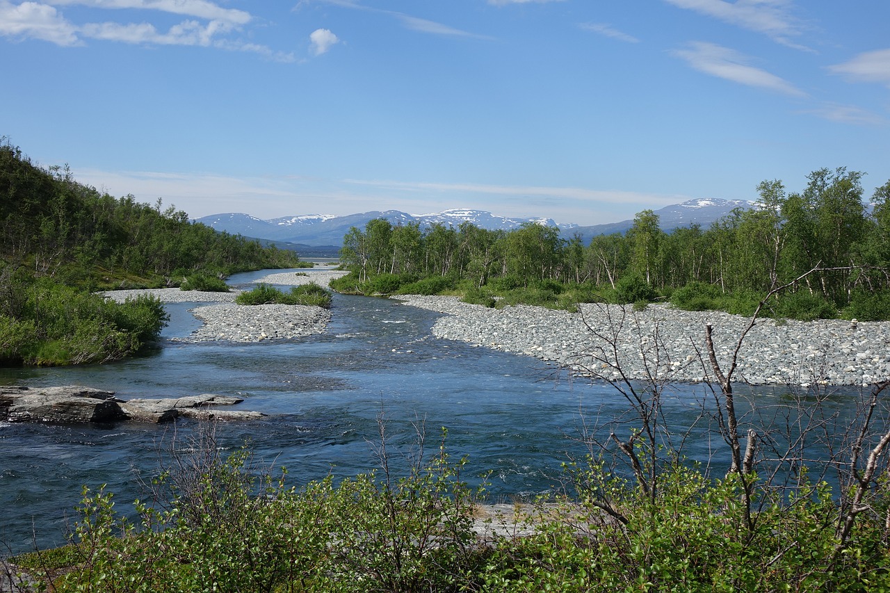 abisko  abisko stream  norrland free photo