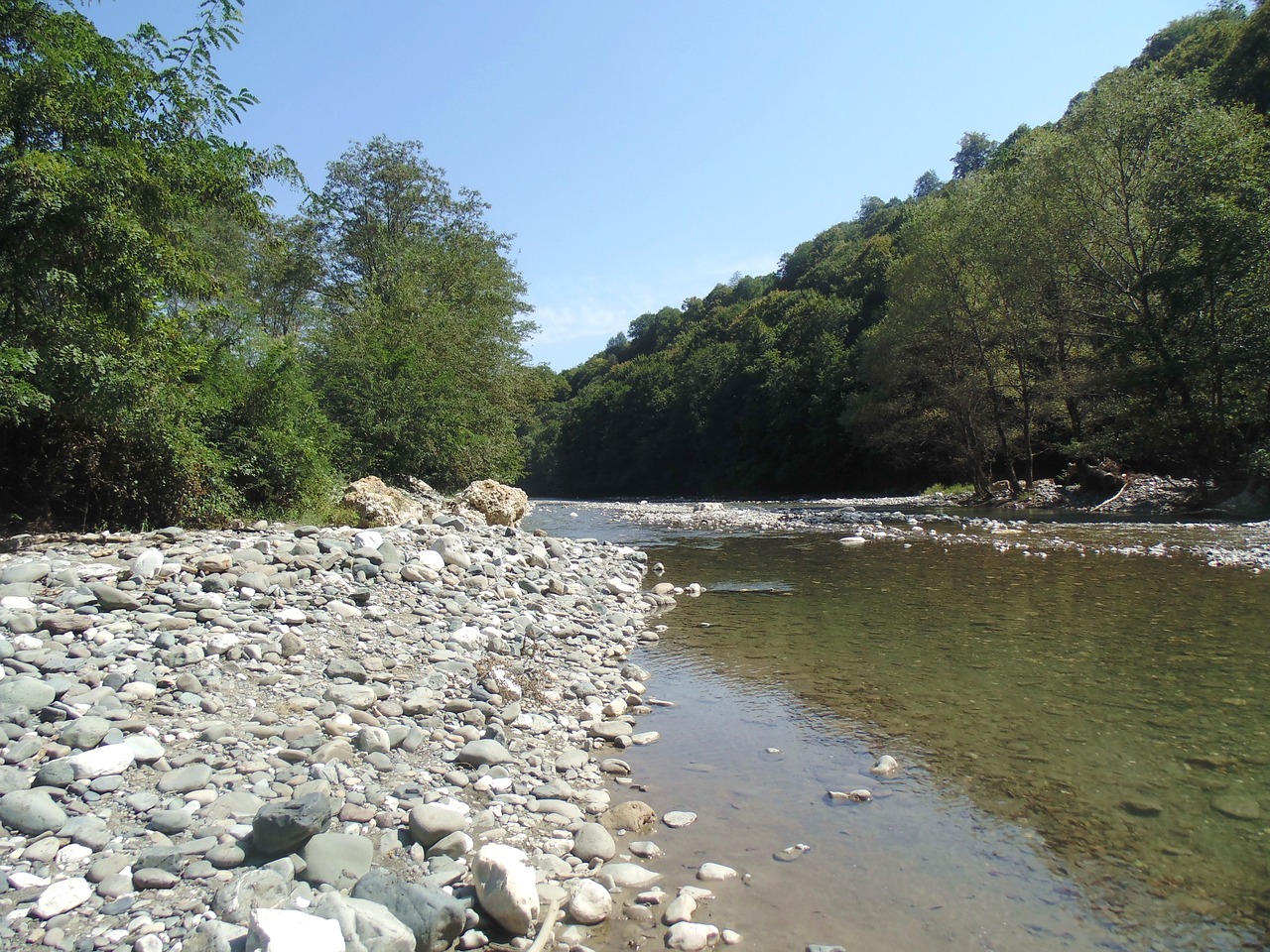 abkhazia kamana river free photo