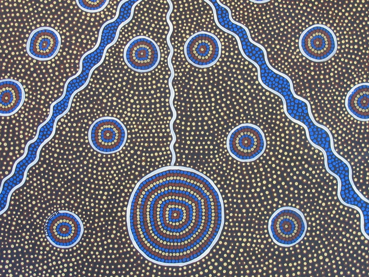 aboriginal art aboriginal painting indigenous painting free photo