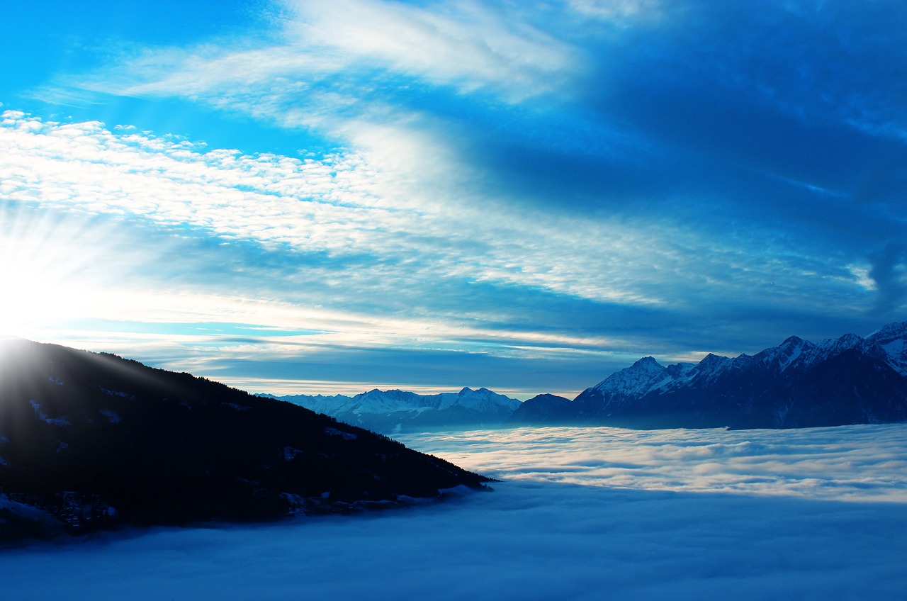 above the clouds sky tyrol free photo