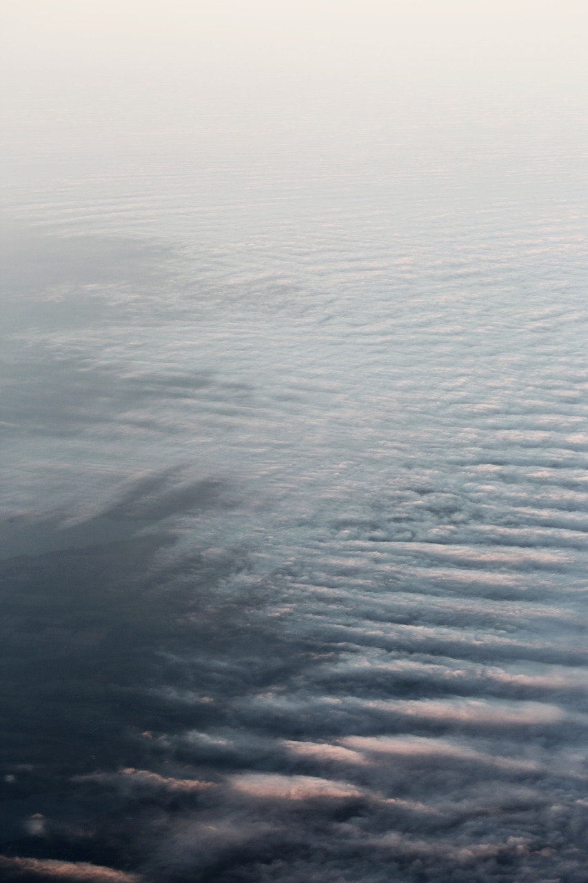 above the clouds sky aerial free photo