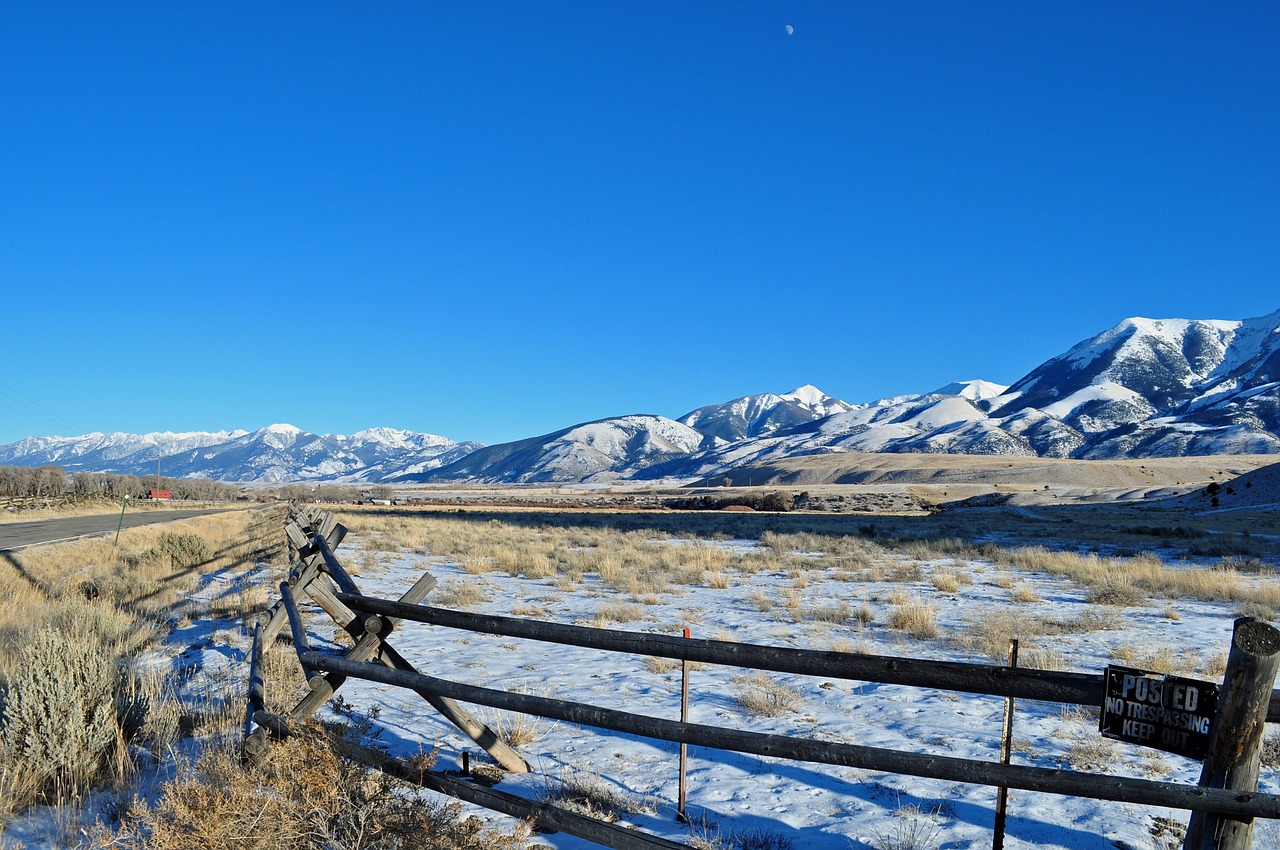 absaroka mountain range yellowstone national park montana free photo