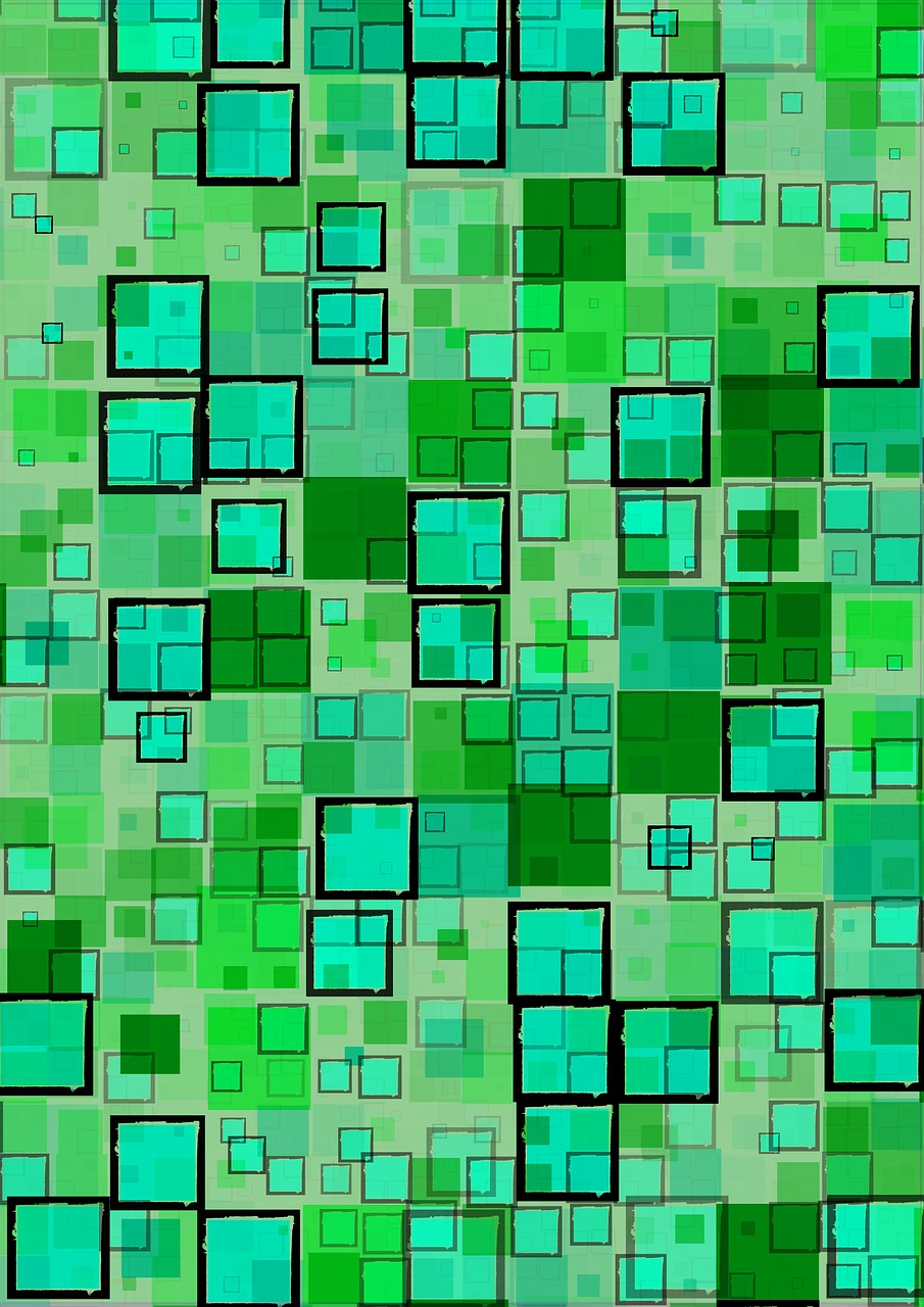 abstract green square free photo