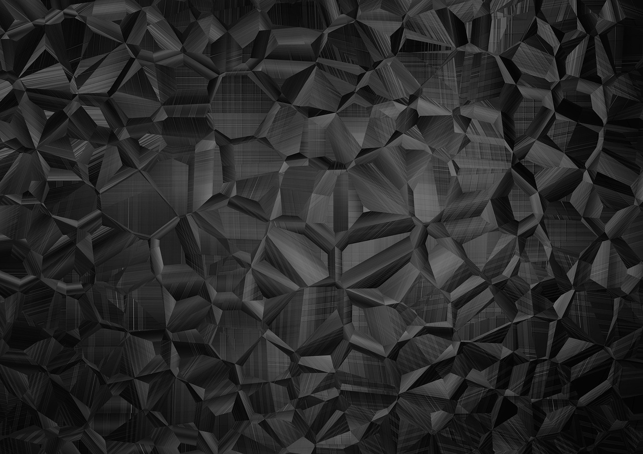 abstract polygon black free photo