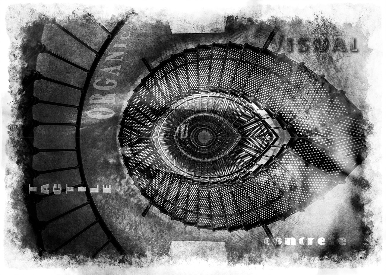 abstract stairs composite free photo