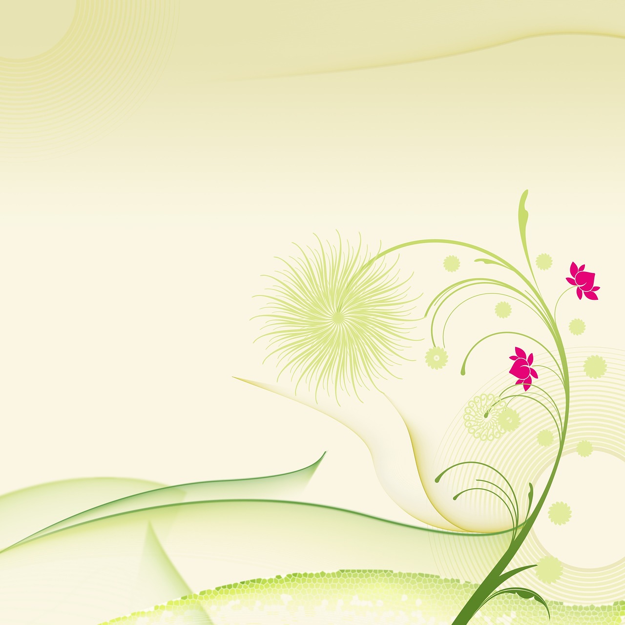 abstract background flowers free photo