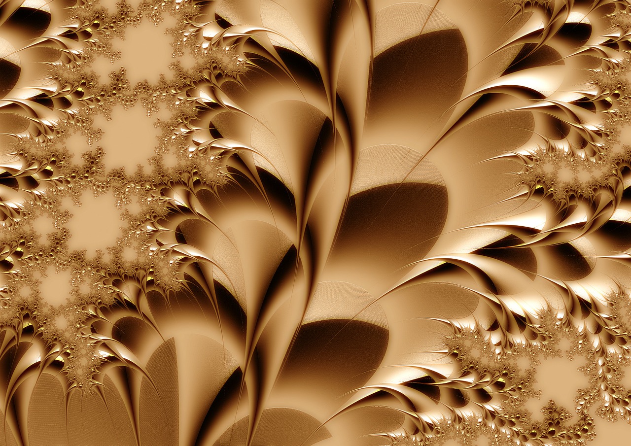 abstract fractal line free photo