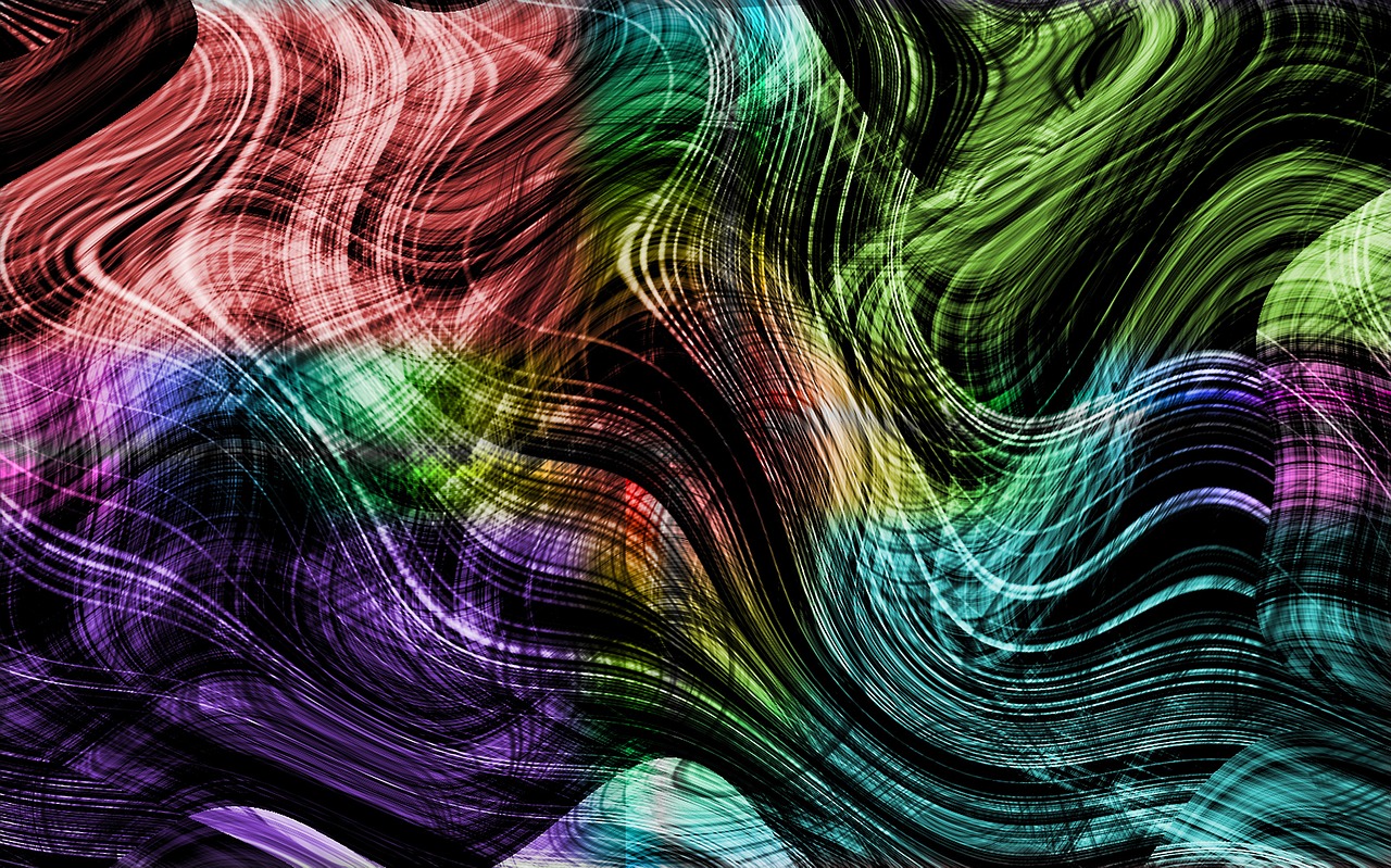 abstract color wave free photo