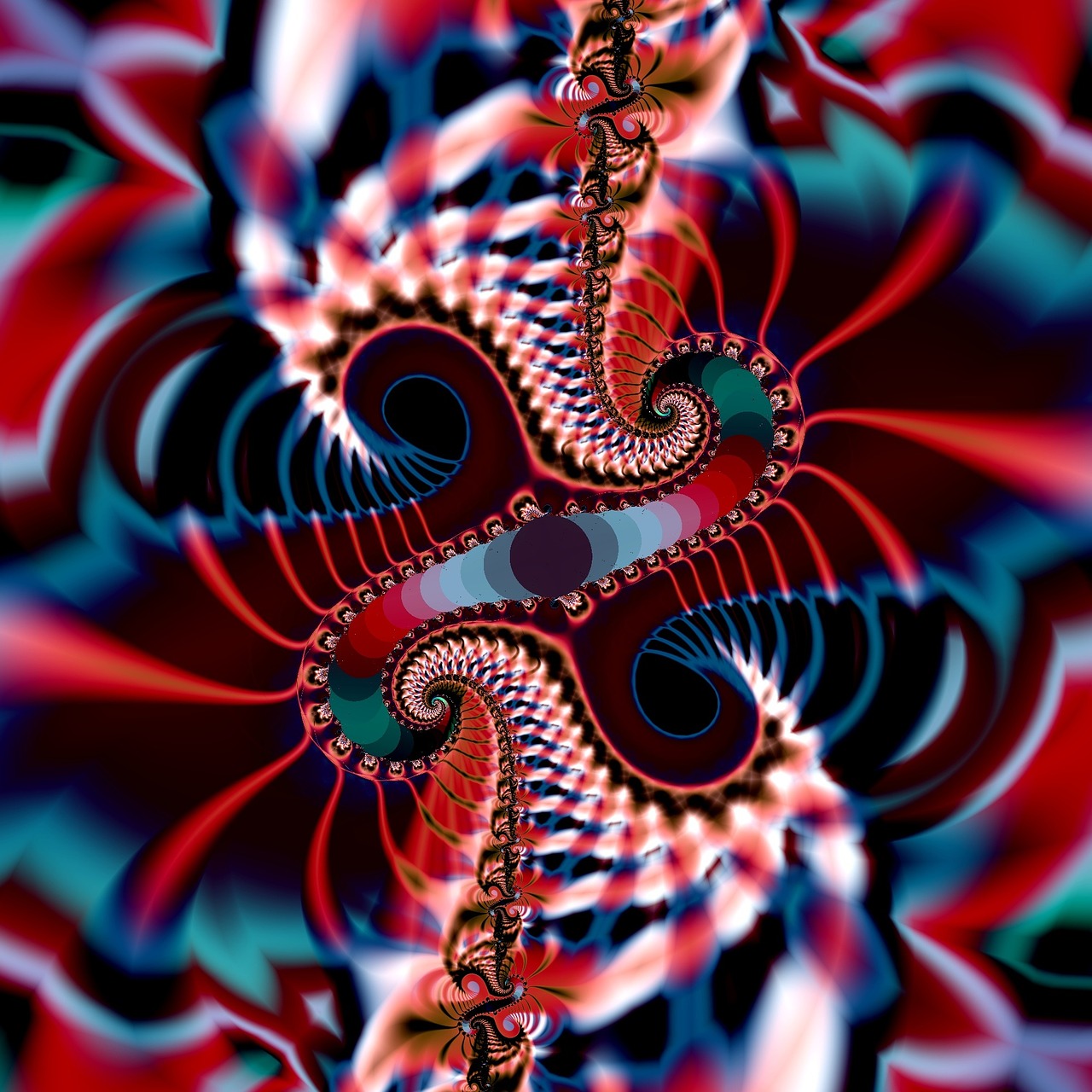 abstract fractal artwork free photo