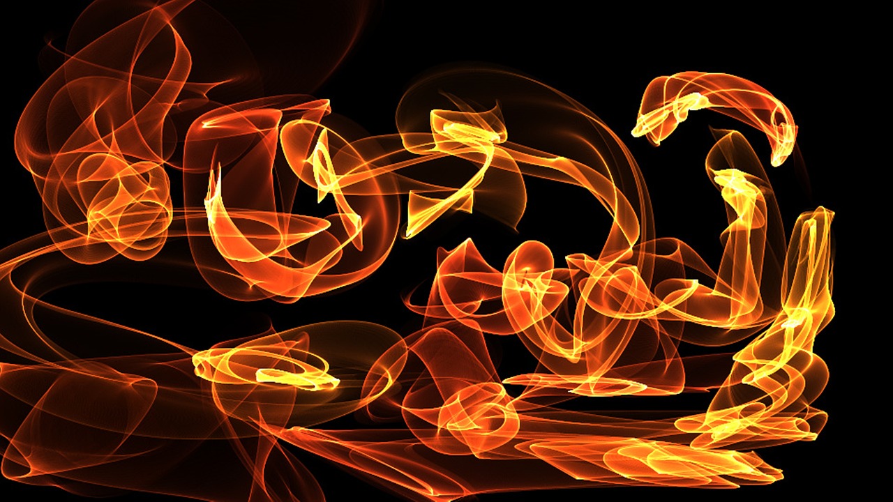 abstract fire light free photo