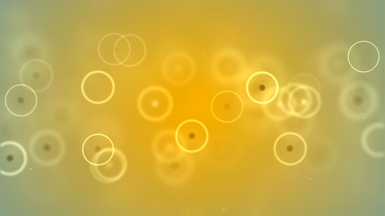 bokeh circle yellow free photo