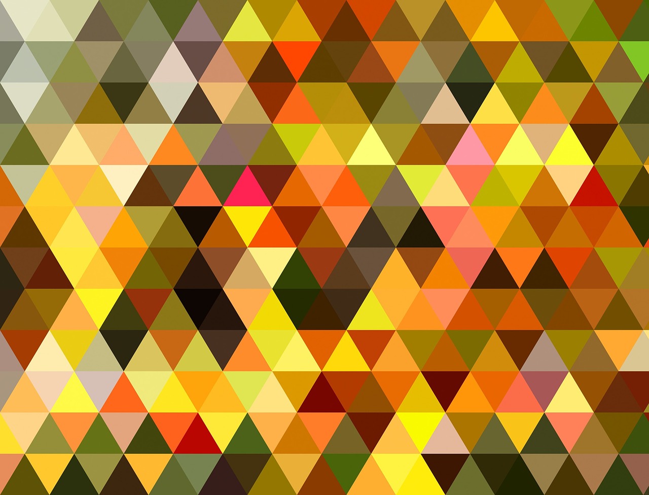 abstract geometric triangles free photo