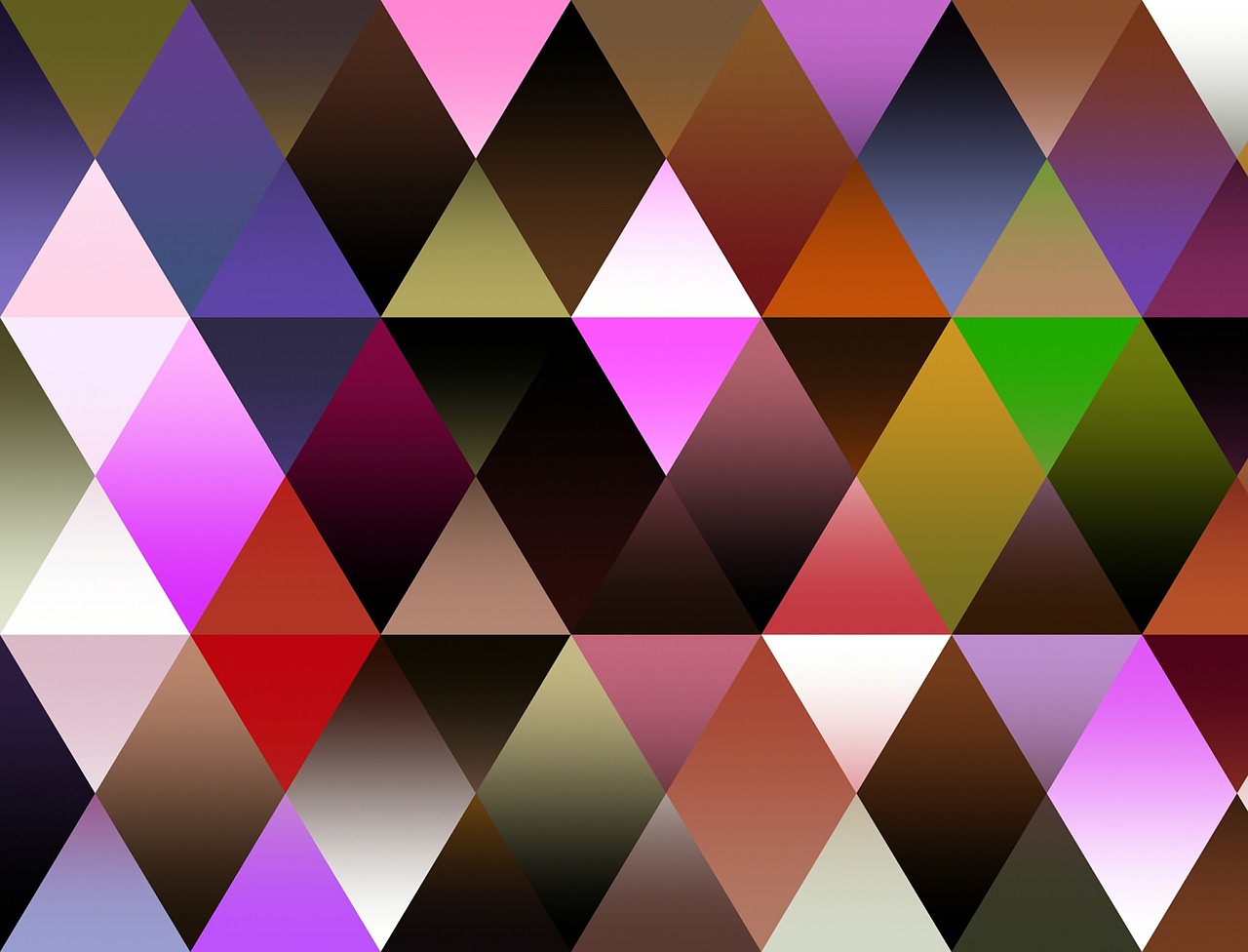 abstract geometric triangles free photo