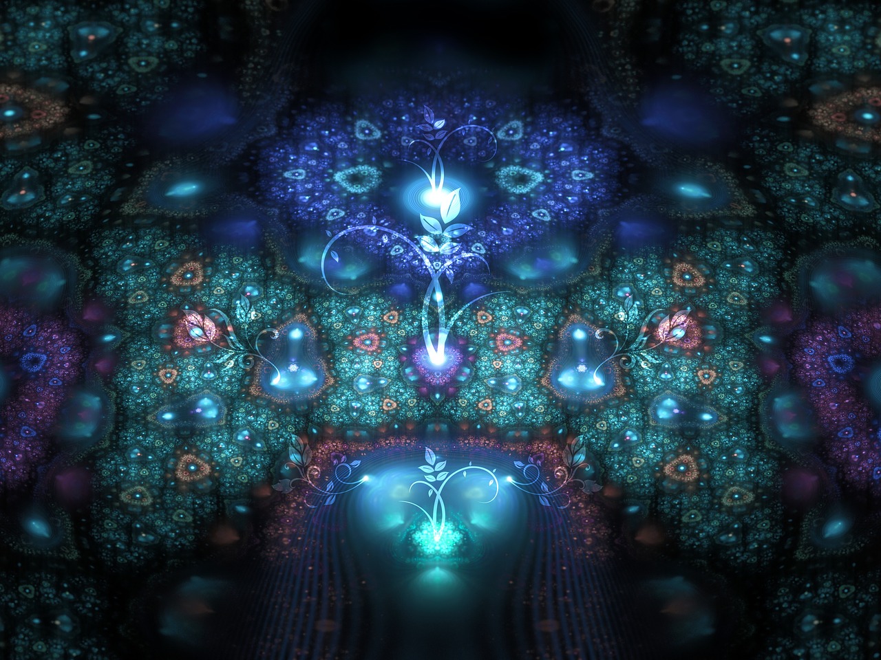 abstract fractal magical free photo