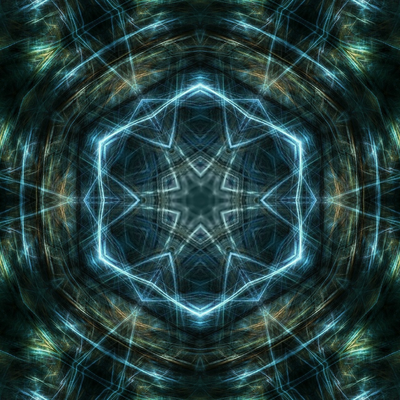 abstract fractal magical free photo