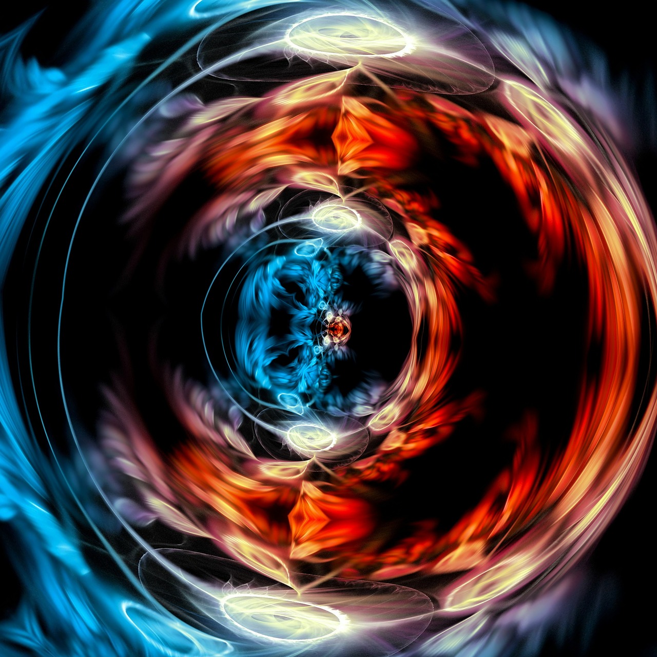 abstract fractal magical free photo