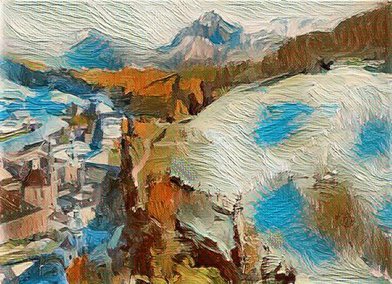 abstract mountains landscape free photo